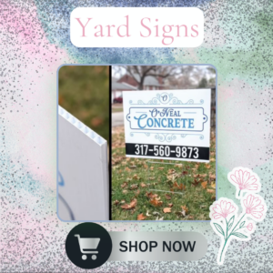 Single Sided Yard Signs