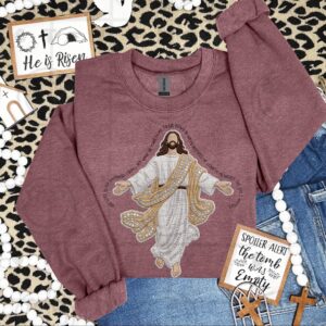 The Lord Is My Shepard Faux Embroidered Apparel