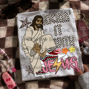 Kickin’ It With Jesus Retro Apparel