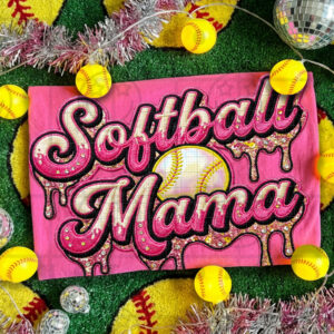 Softball Mama Drips Apparel