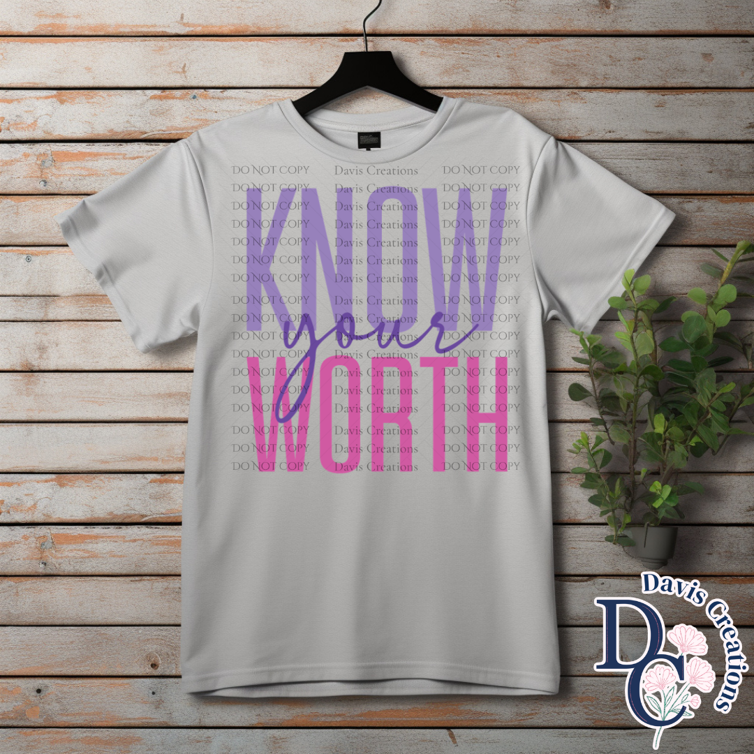Know Your Worth Print