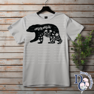 Mama Bear Floral Print