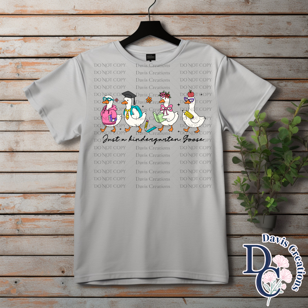 Just A Kindergarten Goose Print