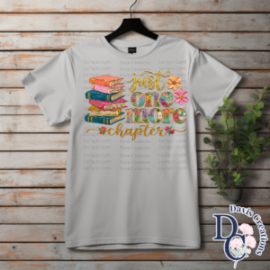 Faux Painted Just One More Chapter Print