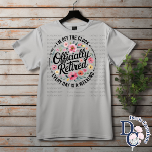Floral Officially Retired Print