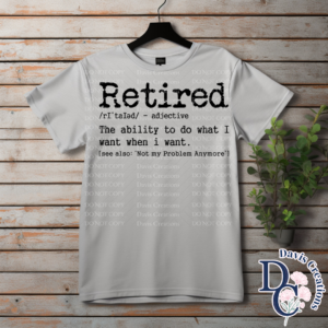 Retired Adjective Print